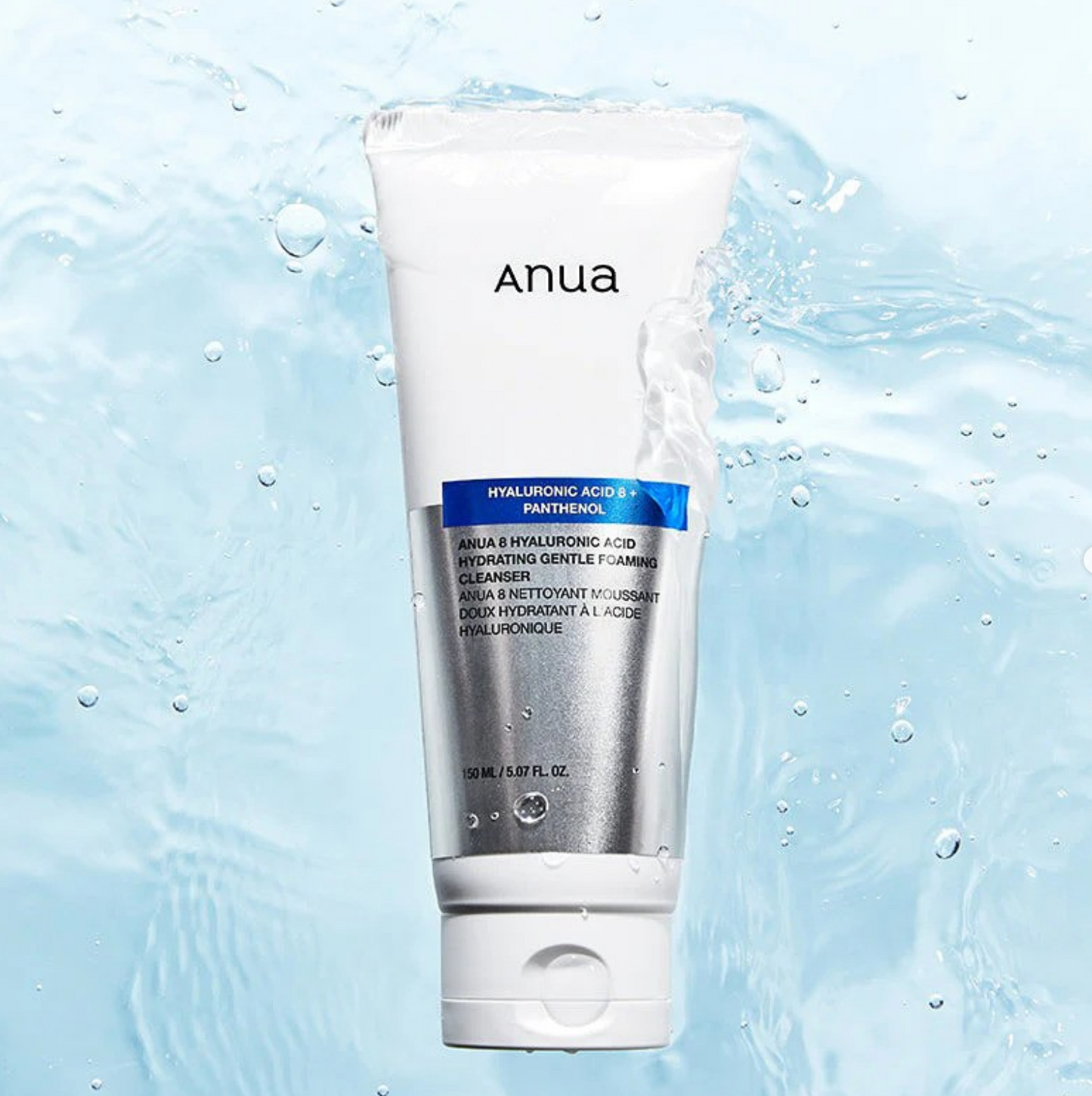 ANUA 8 Hyaluronic Acid Hydrating Gentle Foaming Cleanser 150ML
