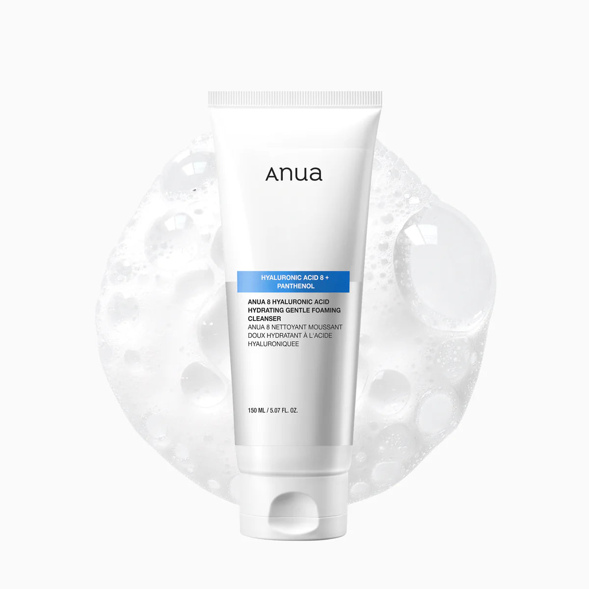 ANUA 8 Hyaluronic Acid Hydrating Gentle Foaming Cleanser 150ML