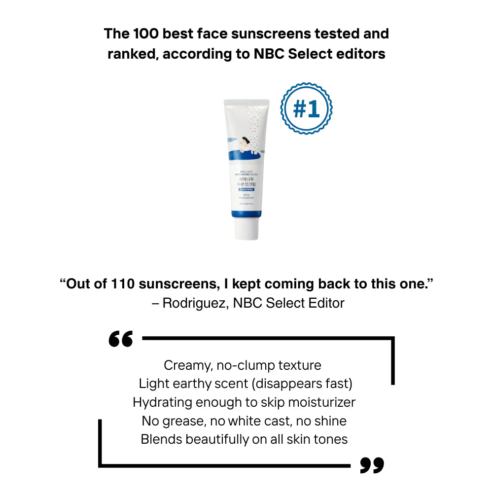 Round Lab Birch Moisturizing Sunscreen UVLock SPF 45+ Broad Spectrum