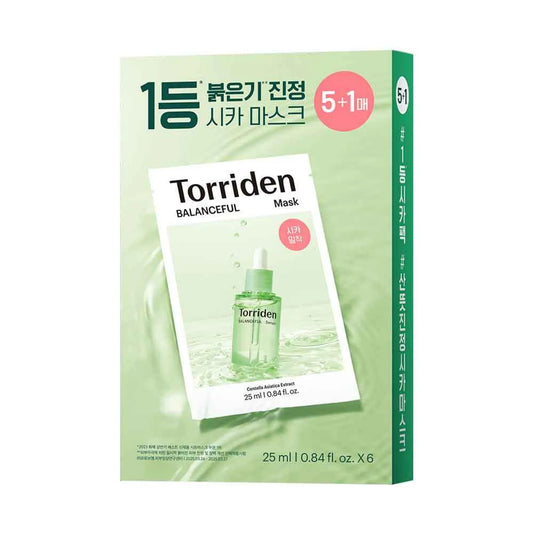 Torriden Balanceful Cica Mask Sheet 5ea Set (+1ea)